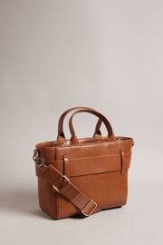 Ted Baker Brown Jimsa Knot Bow Tote Bag - Image 4 of 6