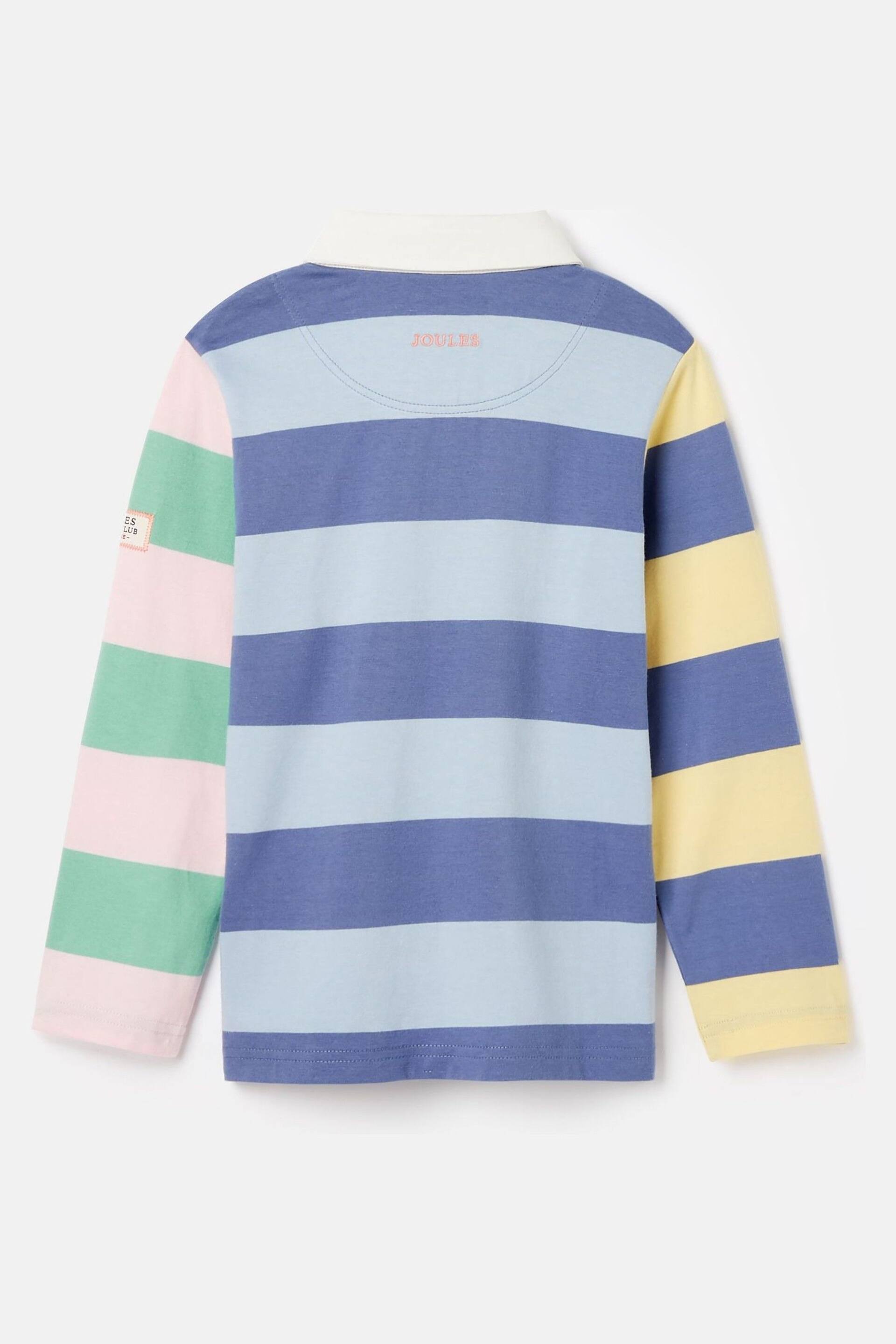 Joules Perry Multi Striped Rugby Shirt - Image 2 of 5