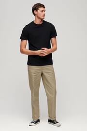 Superdry Brown Straight Chinos Trousers - Image 3 of 6