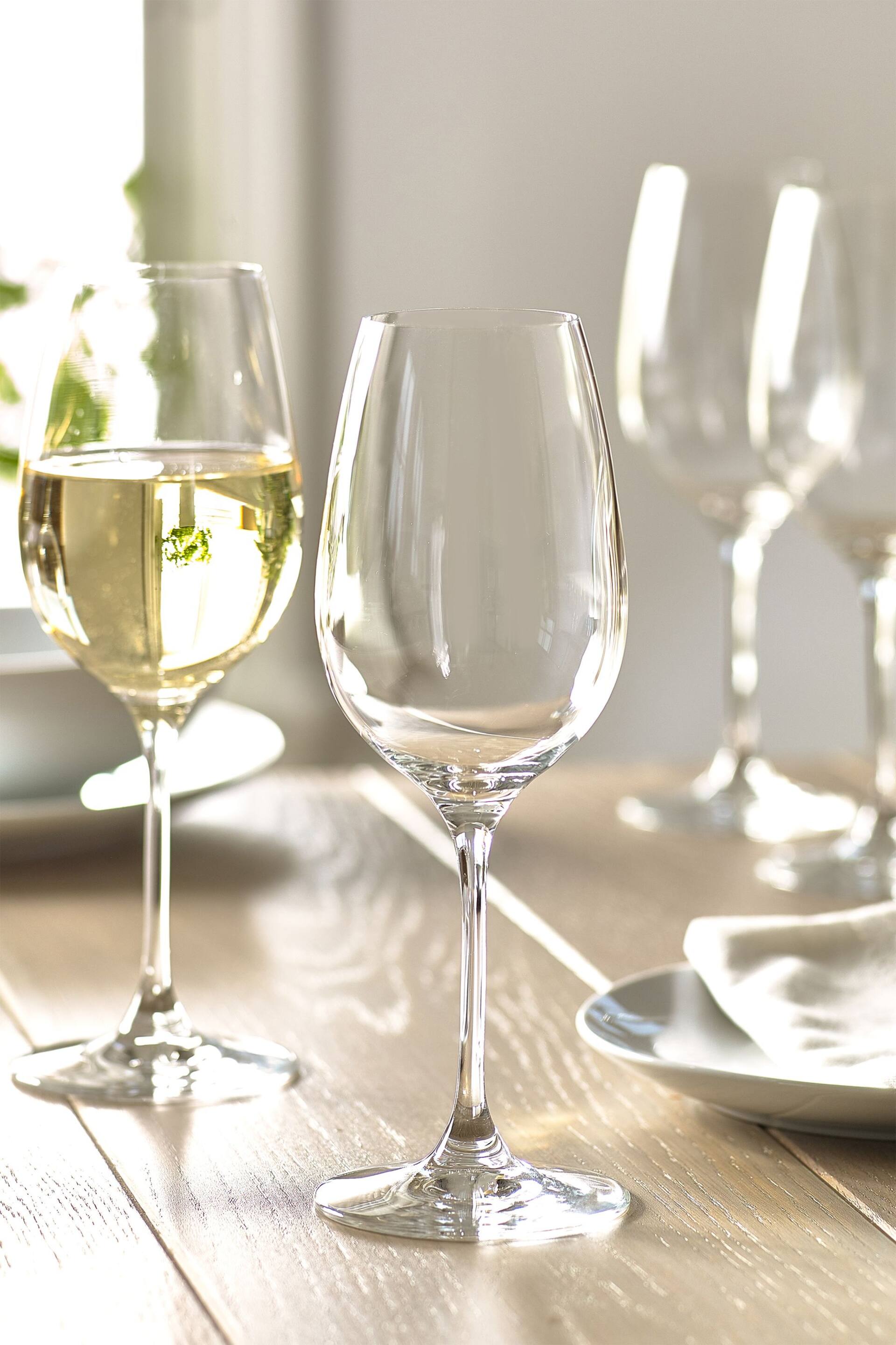 Clear Nova Wine Glasses Set of 4 White Wine Glasses - Image 1 of 4