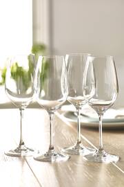 Clear Nova Wine Glasses Set of 4 White Wine Glasses - Image 3 of 4