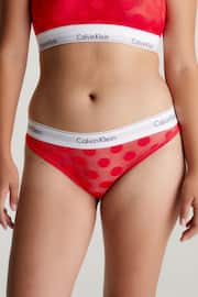 Calvin Klein Red Modern Cotton Bikini Briefs - Image 1 of 5