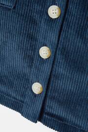 Joules Victoria Navy Blue Kness Length Corduroy Skirt - Image 4 of 4