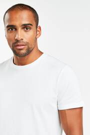White T-Shirts 5 Pack - Image 3 of 4