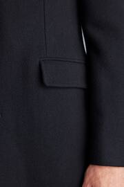 Black Signature Epsom Overcoat With Cashmere - Image 8 of 10