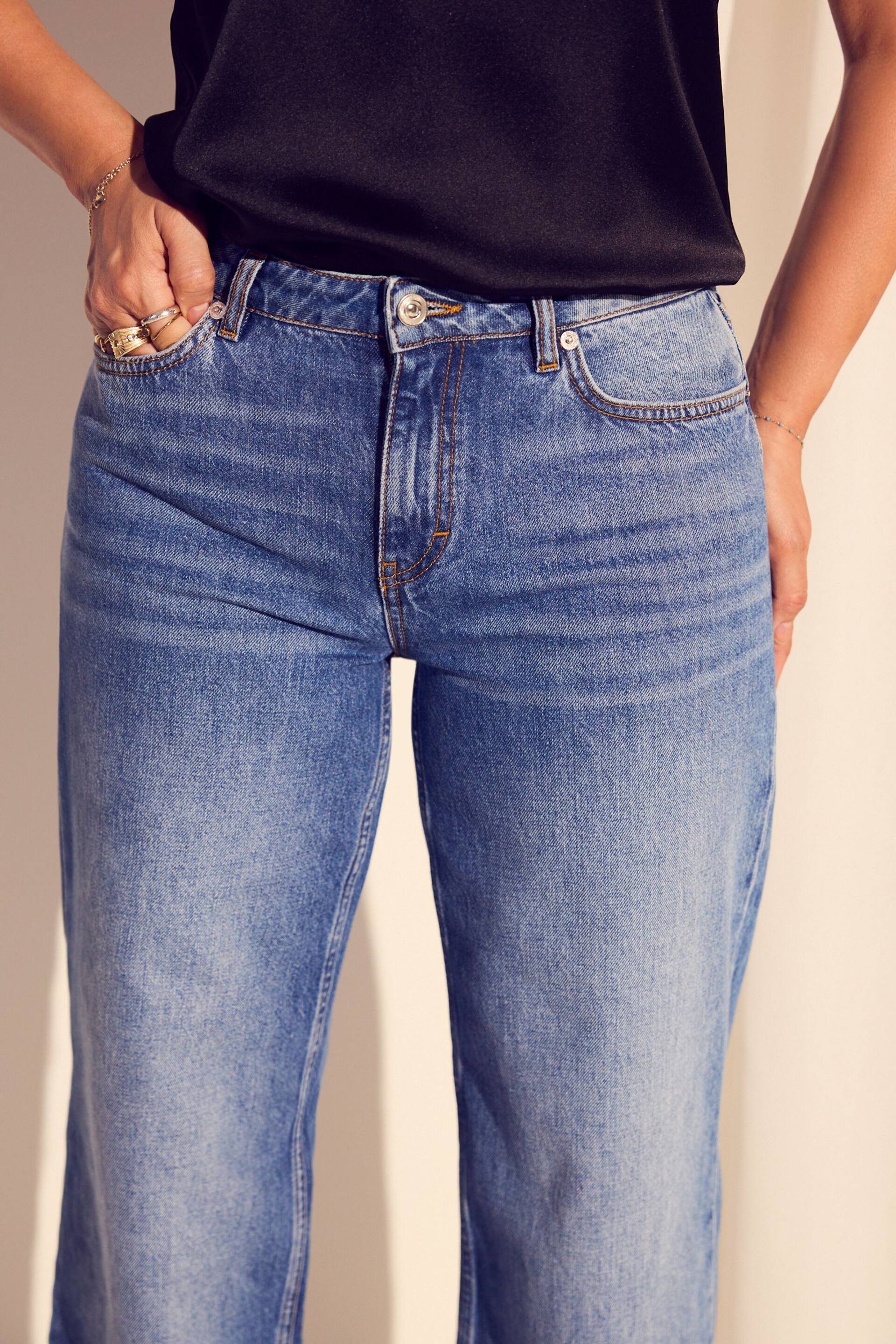 Myleene Klass Blue Denim Wide Leg Jeans - Image 7 of 7