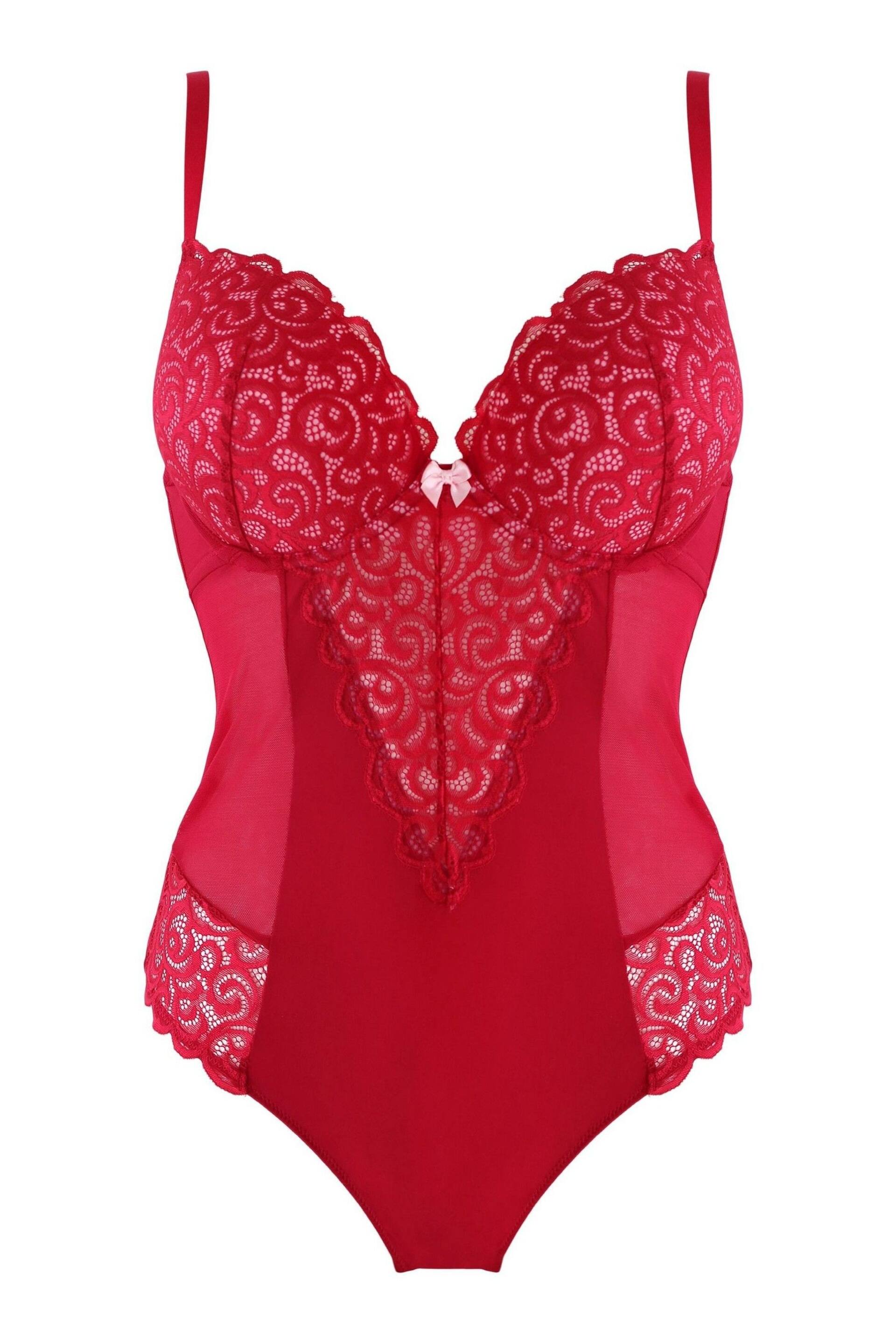 Pour Moi Red Romance Padded Push Up Body - Image 6 of 7