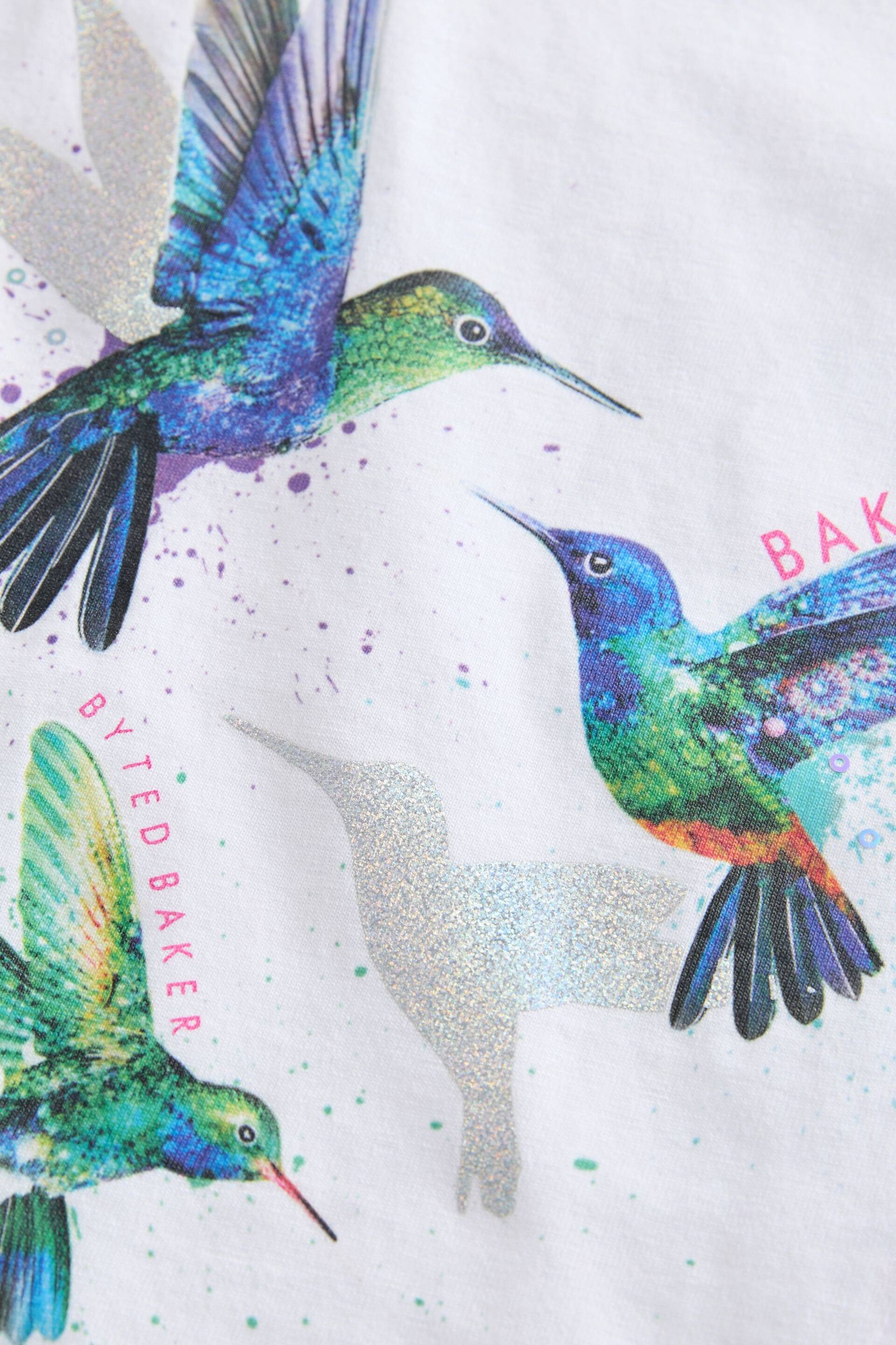 Baker by Ted Baker Graphic White T-Shirt - Image 2 of 2