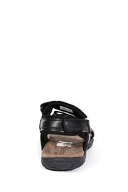 Regatta Black Comfort Fit Haris Sandals - Image 4 of 6