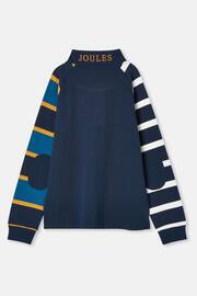 Joules Ellis Navy Quarter Zip Rugby Sweatshirt - Image 8 of 13