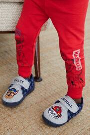 Grey/Navy PAW Patrol Touch Fastening Cupsole Print Slippers - Image 2 of 3