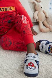 Grey/Navy PAW Patrol Touch Fastening Cupsole Print Slippers - Image 3 of 3