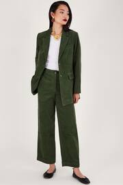 Monsoon Green Cord Wide Leg Trousers - Image 2 of 4