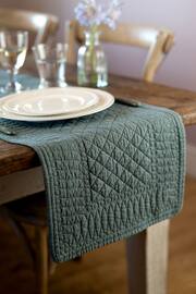 Mary Berry Green Signature Cotton Table Runner Table Runner - Image 1 of 5