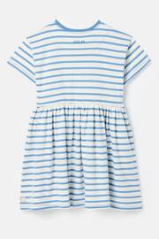 Joules Skye Blue Striped Jersey T-Shirt Dress - Image 7 of 10