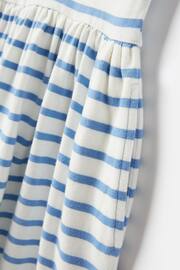 Joules Skye Blue Striped Jersey T-Shirt Dress - Image 9 of 10