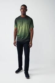 Green Chest Graphic Dip Dye T-Shirt - Image 2 of 7