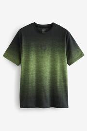 Green Chest Graphic Dip Dye T-Shirt - Image 5 of 7