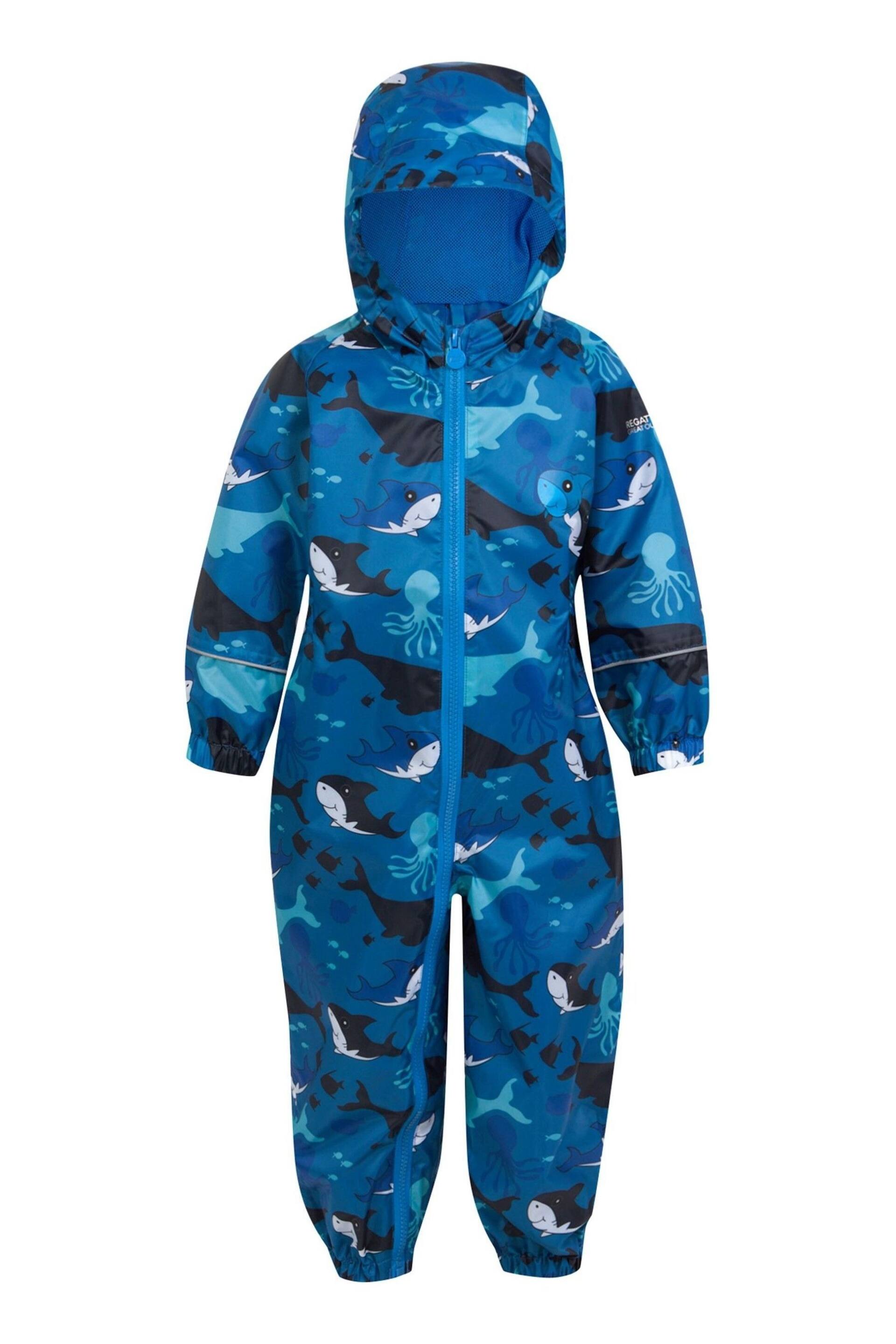 Regatta Blue Pobble Waterproof Puddlesuit - Image 5 of 7