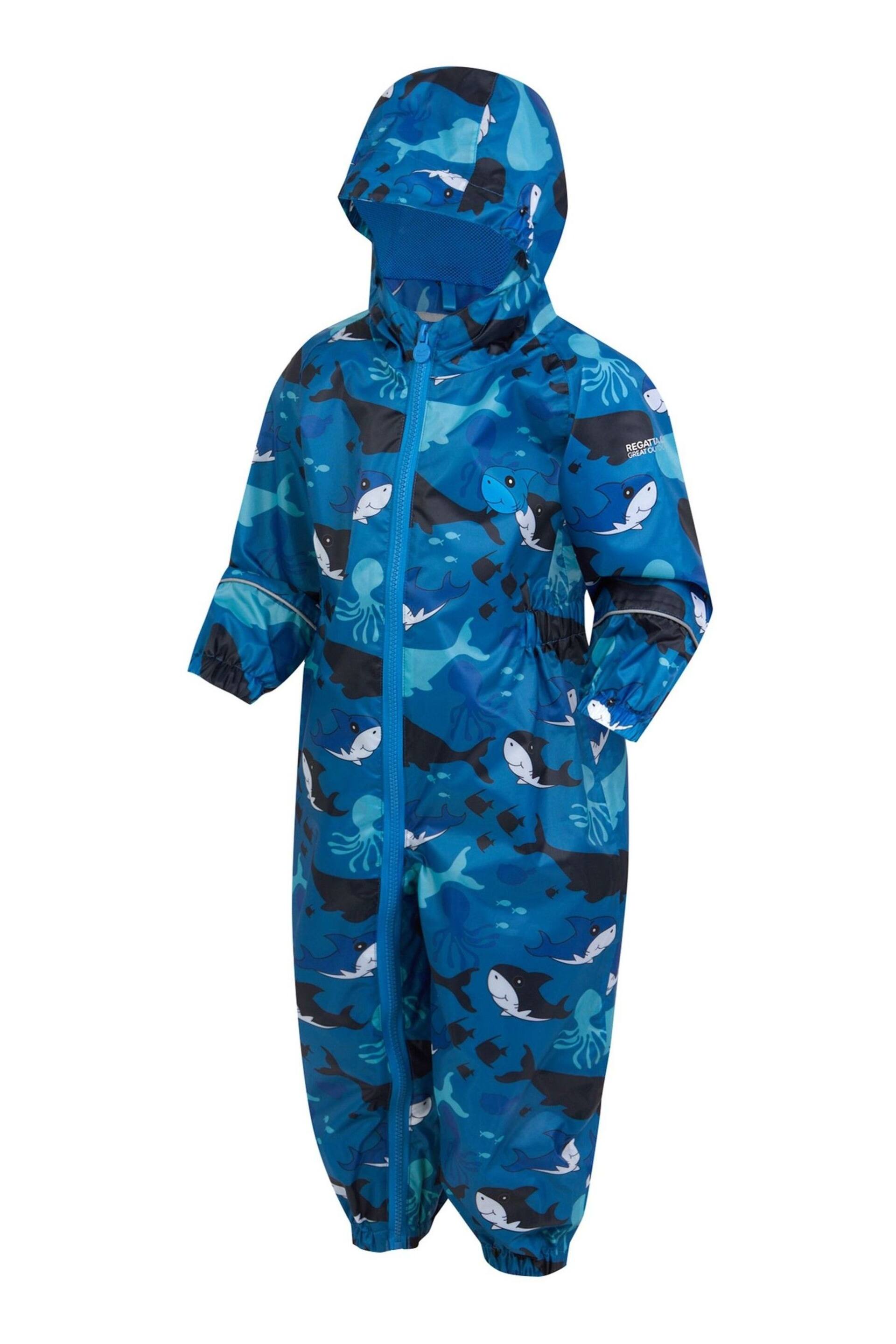 Regatta Blue Pobble Waterproof Puddlesuit - Image 7 of 7