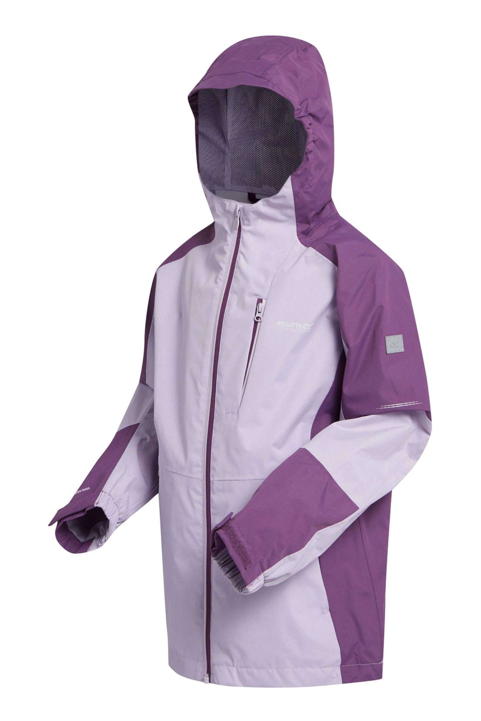 Regatta Purple Calderdale III Waterproof Jacket - Image 9 of 9