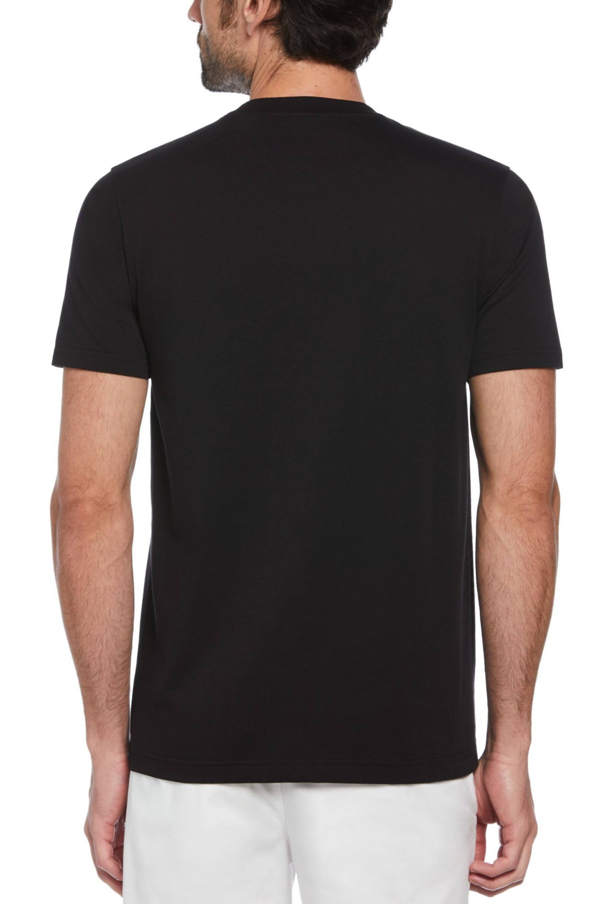 Original Penguin Stacked Spliced Logo T-Shirt - Image 2 of 4