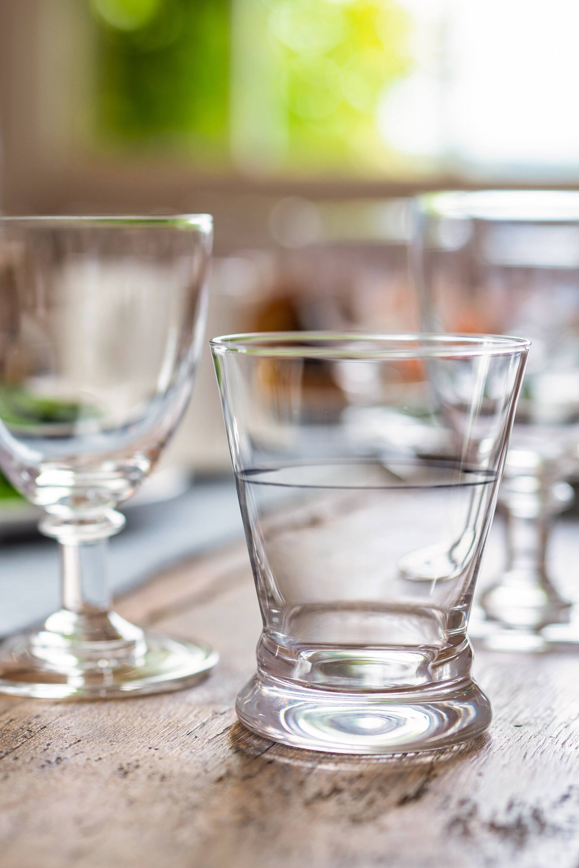 Mary Berry Set of 4 Clear Signature Tumbler Glasses - Image 1 of 4