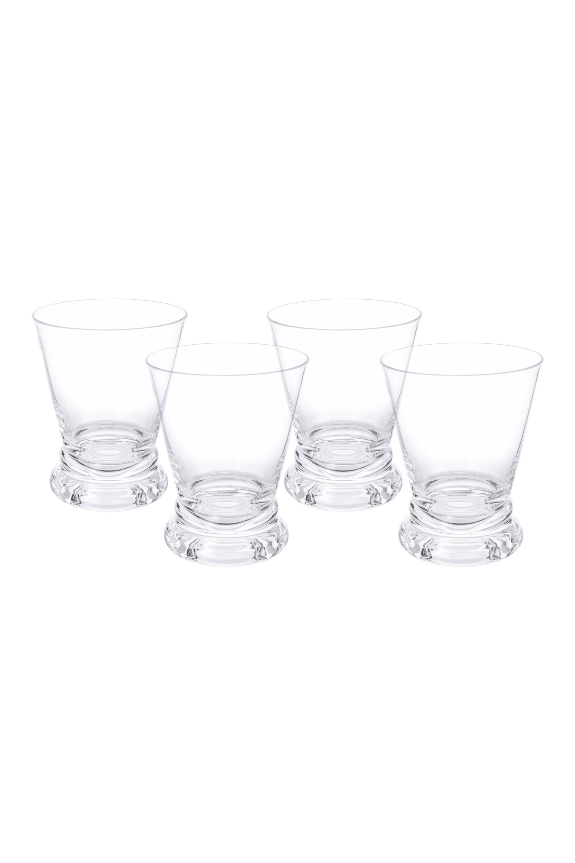 Mary Berry Set of 4 Clear Signature Tumbler Glasses - Image 2 of 4