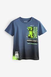 Black Minecraft T-Shirt and Joggers Set (4-16yrs) - Image 3 of 6
