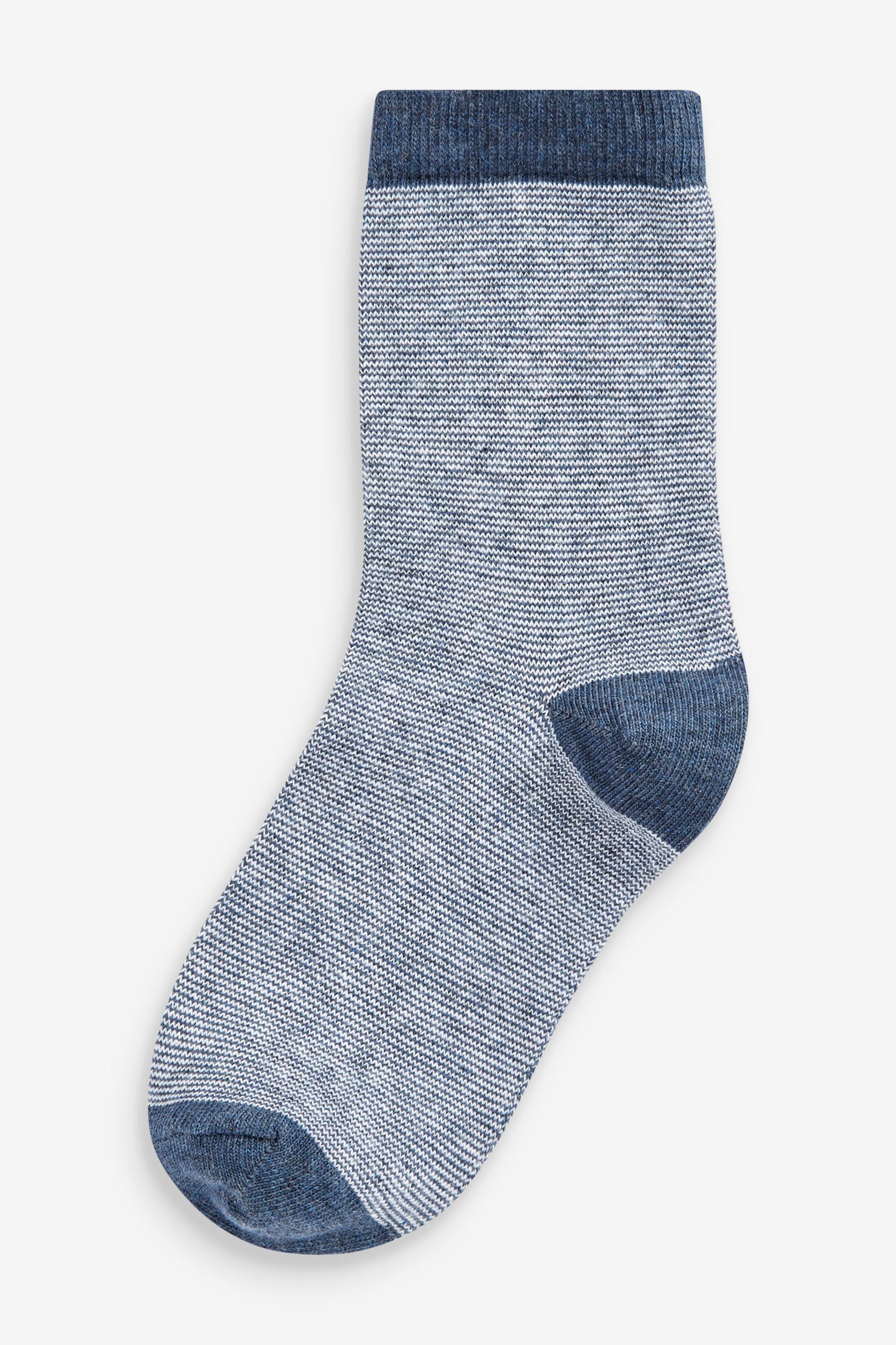 Blue Stars Cotton Rich Socks 7 Pack - Image 3 of 9