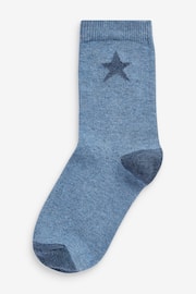 Blue Stars Cotton Rich Socks 7 Pack - Image 5 of 9