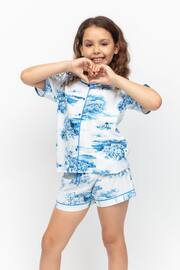 Minijammies Flamingo Print Short Sleeve Shorty Set - Image 1 of 4