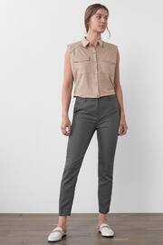 Charcoal Grey Slim Trousers - Image 3 of 5