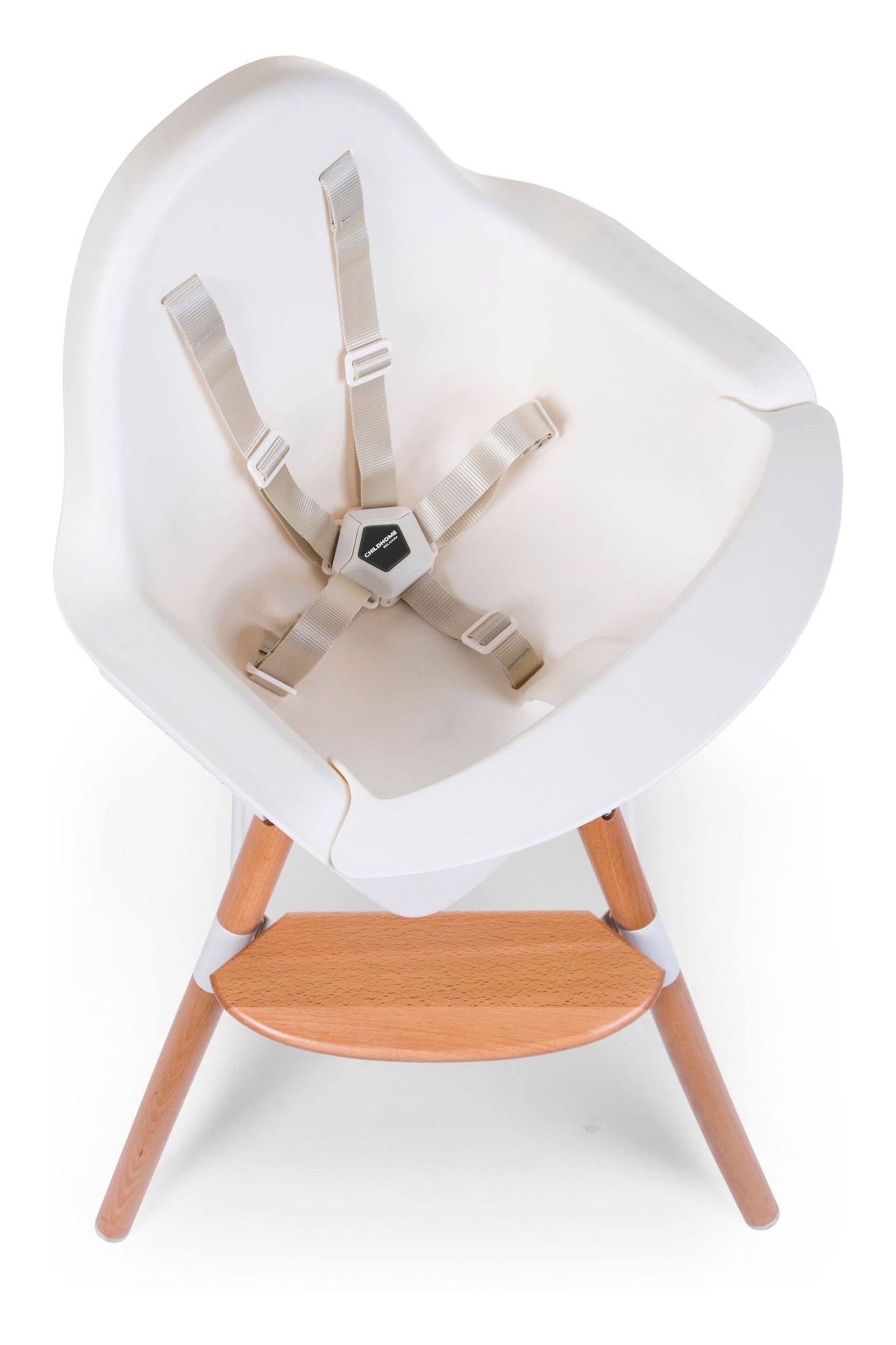 Childhome White Evolu One 80° High Chair White - Image 6 of 10