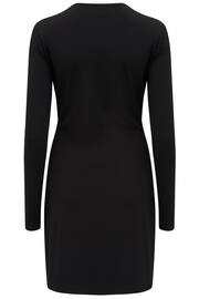 Pour Moi Black Bryony Slinky Dress - Image 5 of 5