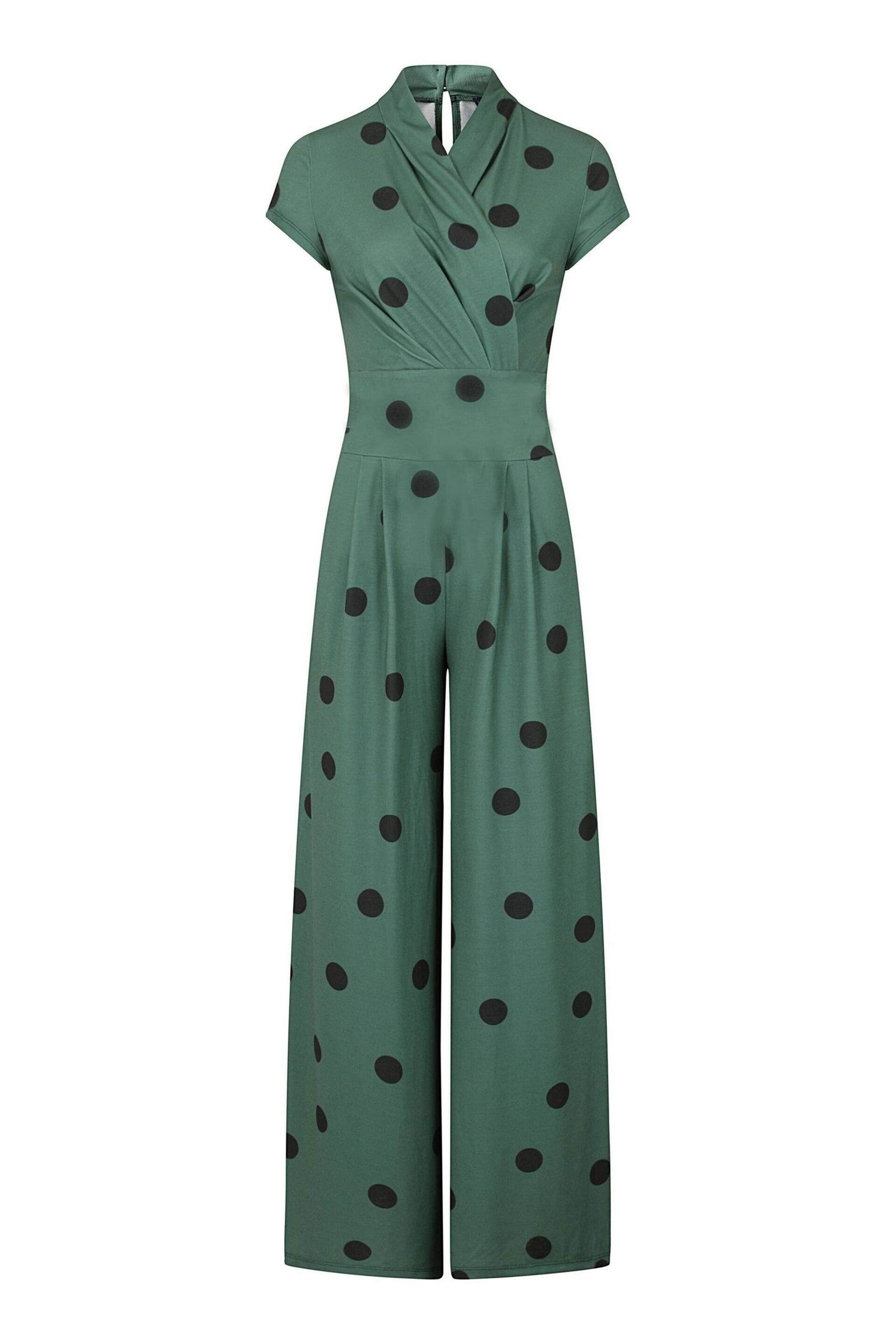 HotSquash Green Jersey Wide Leg Jumpsuit - Image 5 of 5