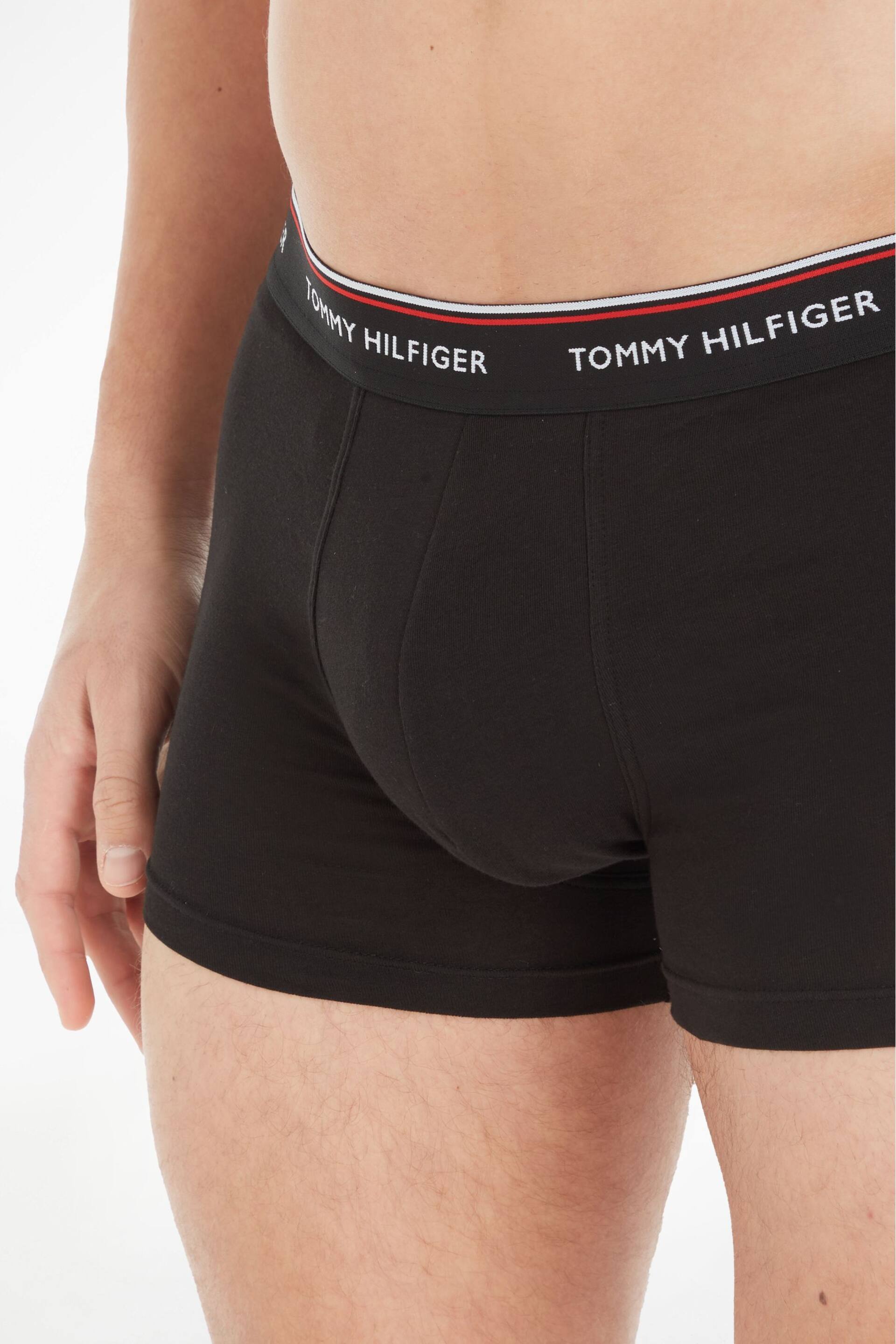 Tommy Hilfiger Black/Grey Trunks 3Pk - Image 4 of 6