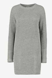 NOISY MAY Grey Long Sleeve Jumper Dress - Image 5 of 5