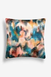 Peach Pink 50 x 50cm Textured Abstract Cushion - Image 2 of 4