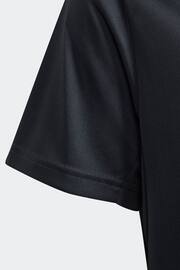 adidas Black Regular Fit Sportswear Train Essentials Aeroready Logo T-Shirt - Image 8 of 9