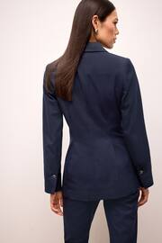 Navy Tailored Double Breasted Blazer - Image 3 of 6
