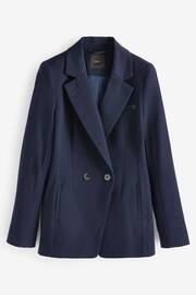 Navy Tailored Double Breasted Blazer - Image 5 of 6