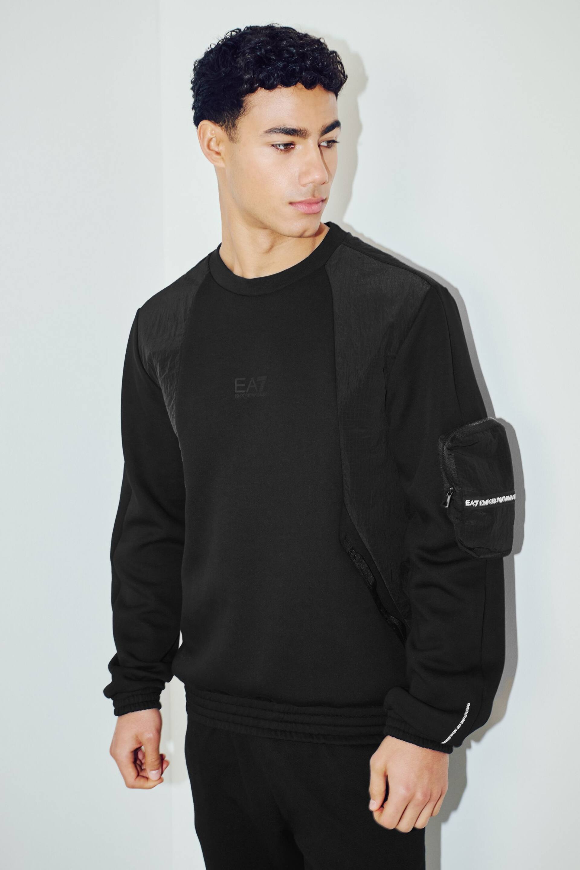 Emporio Armani EA7 Relaxed Fit Utility Sweatshirt - Image 1 of 1