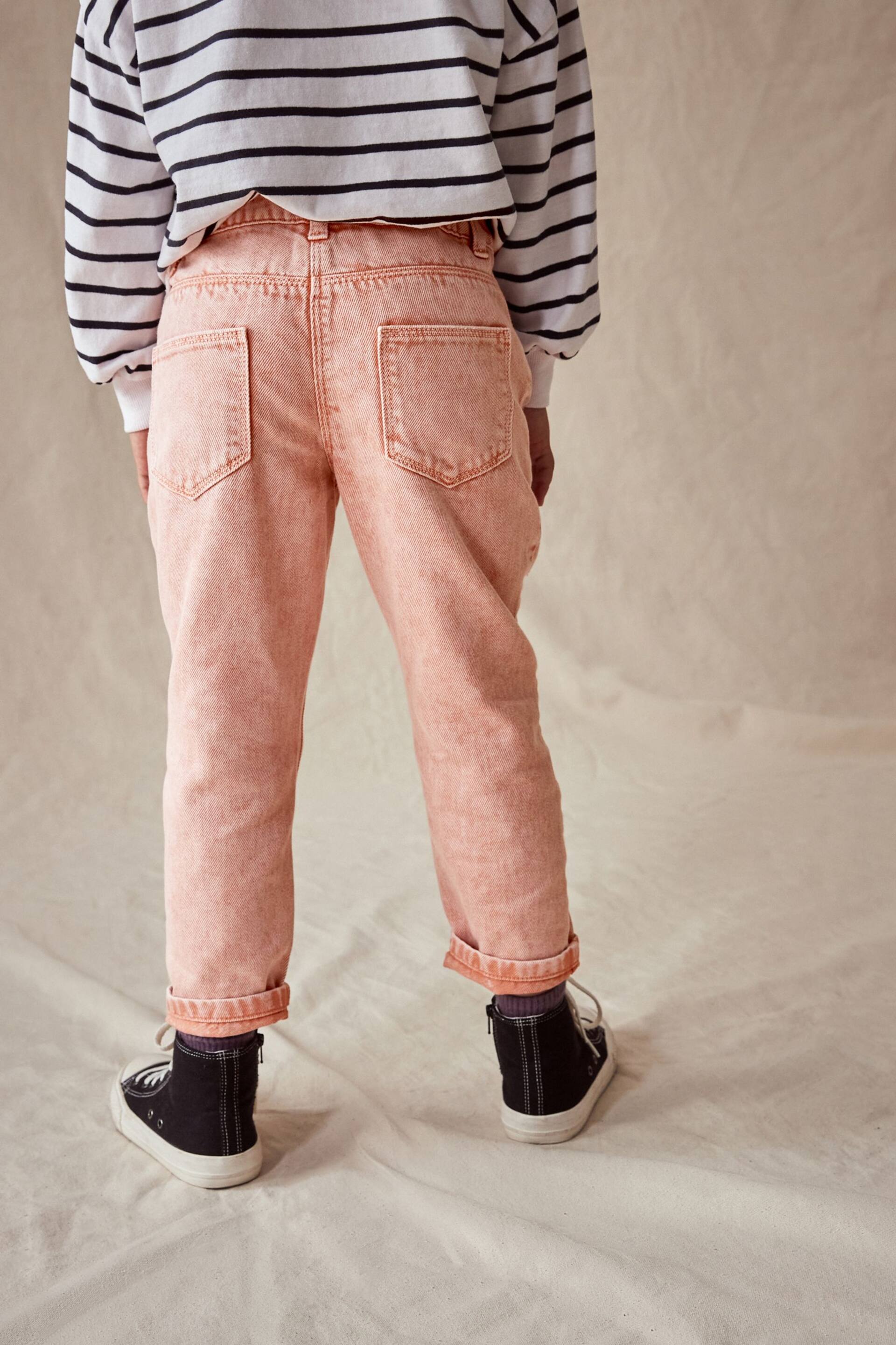 Apricot Wash Distressed Mom Jeans (3-16yrs) - Image 5 of 9