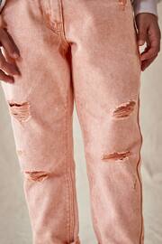 Apricot Wash Distressed Mom Jeans (3-16yrs) - Image 6 of 9