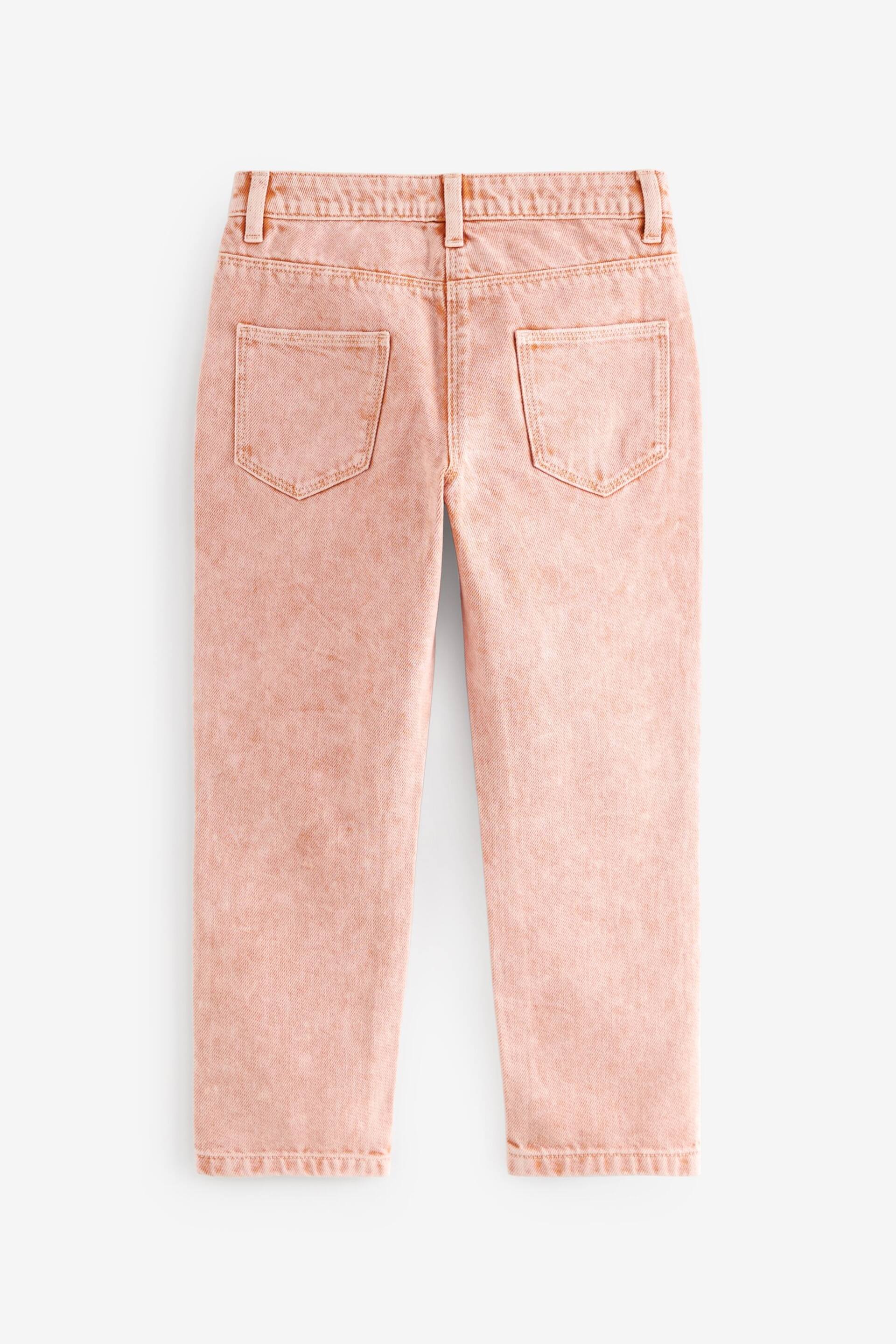 Apricot Wash Distressed Mom Jeans (3-16yrs) - Image 8 of 9