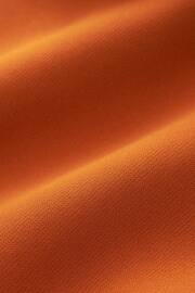 Orange Tailored Crepe Edge to Edge Fitted Blazer - Image 7 of 7