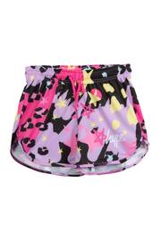 Hype. Girls Pink Leopard Doodle Shorts - Image 1 of 1