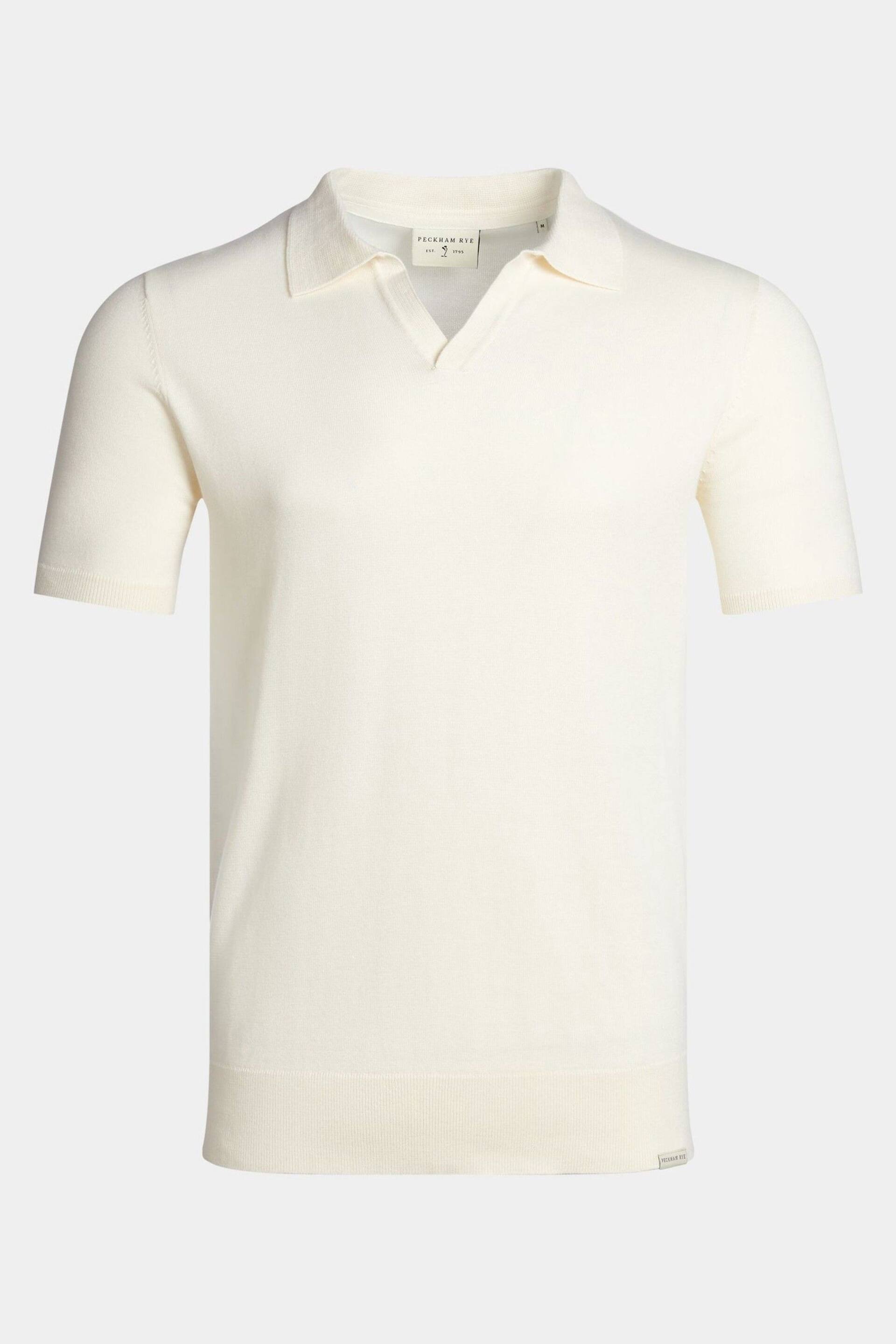 Peckham Rye Knitted Polo Shirt - Image 5 of 7