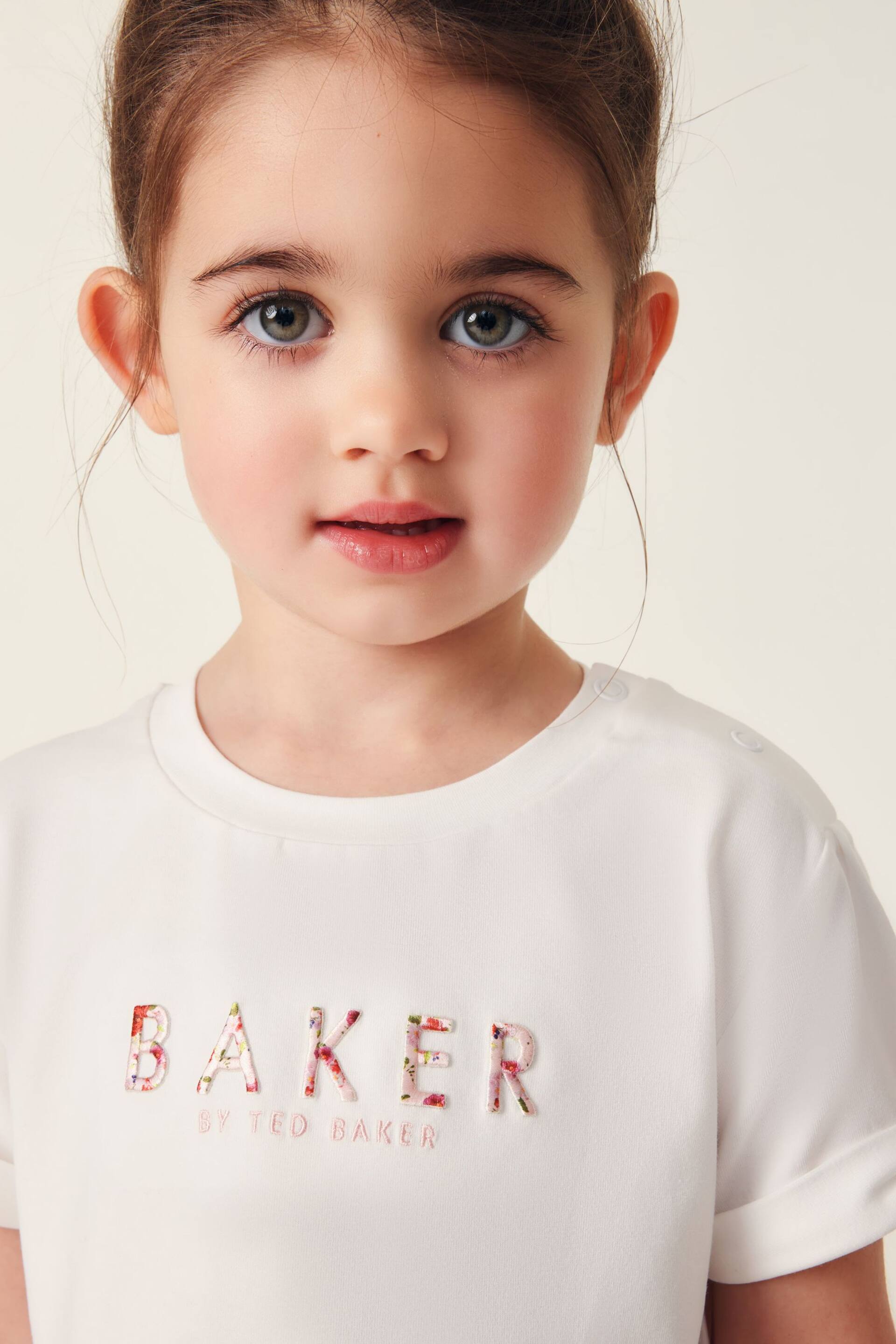 Baker by Ted Baker Organza Peplum T-Shirt and Legging Set - Image 5 of 12